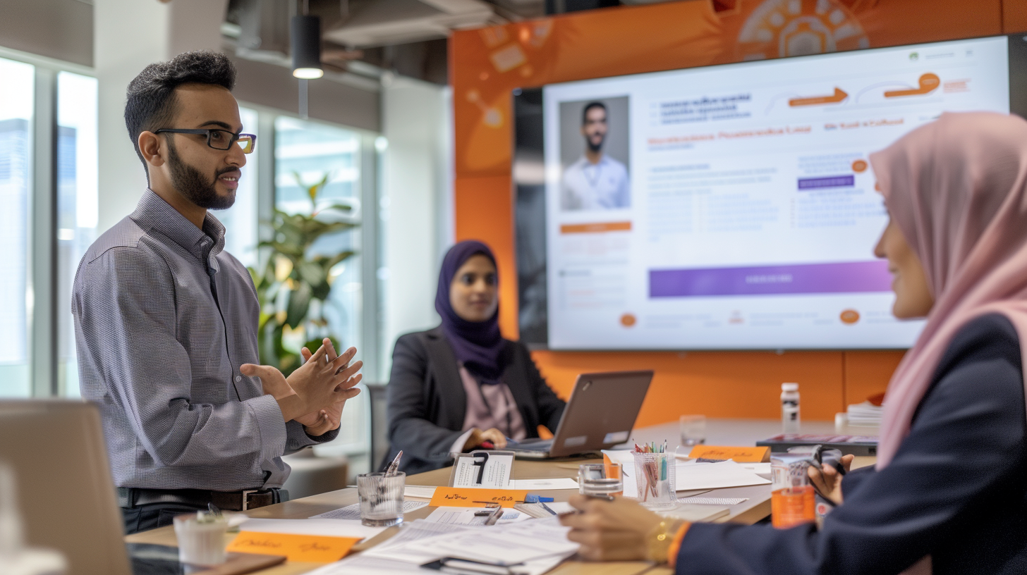 تطوير القيادات الوسطى: خطة تدريبية متخصصة