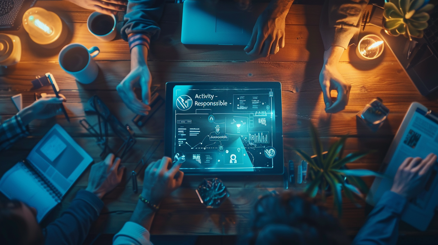 مصفوفة أدوار مبسطة لفريق المشروع